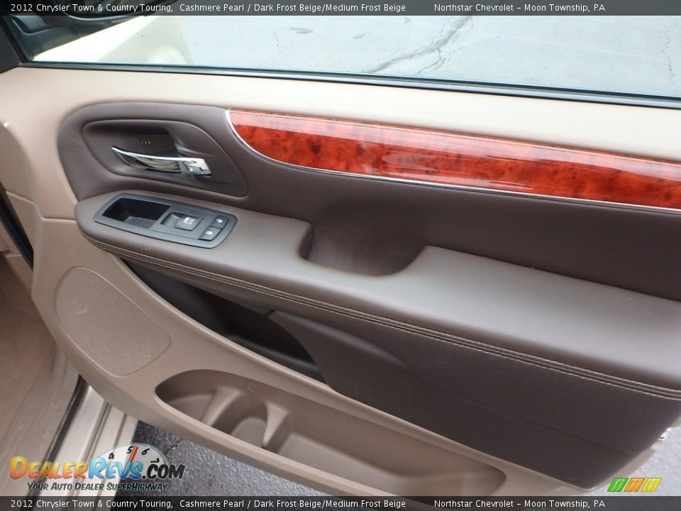 2012 Chrysler Town & Country Touring Cashmere Pearl / Dark Frost Beige/Medium Frost Beige Photo #17