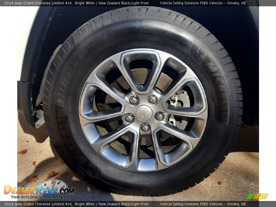 2014 Jeep Grand Cherokee Limited 4x4 Bright White / New Zealand Black/Light Frost Photo #8