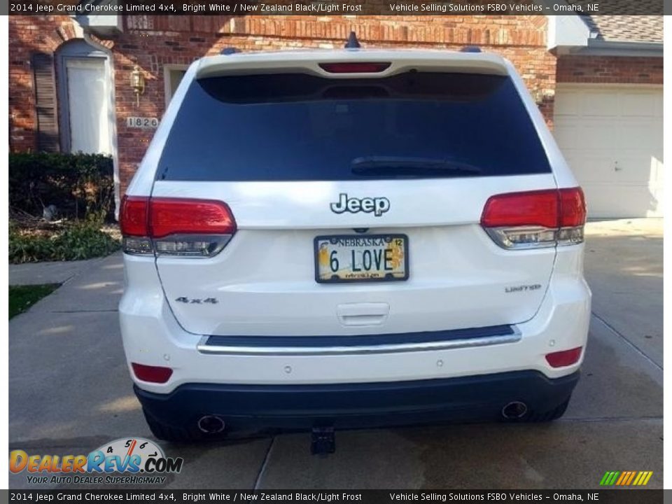 2014 Jeep Grand Cherokee Limited 4x4 Bright White / New Zealand Black/Light Frost Photo #9