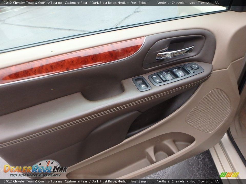 2012 Chrysler Town & Country Touring Cashmere Pearl / Dark Frost Beige/Medium Frost Beige Photo #24
