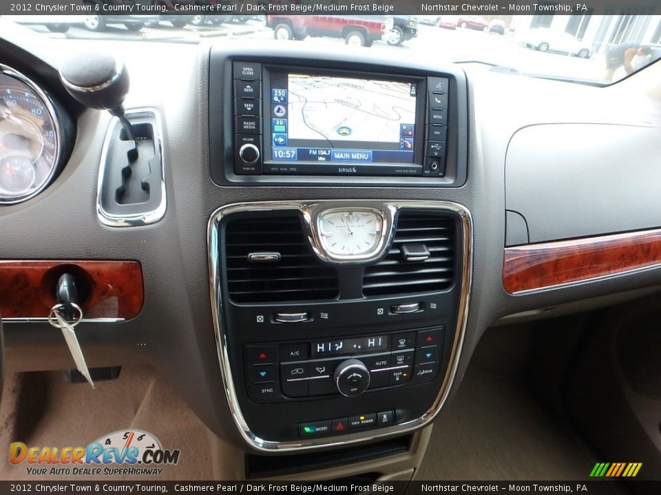 2012 Chrysler Town & Country Touring Cashmere Pearl / Dark Frost Beige/Medium Frost Beige Photo #27