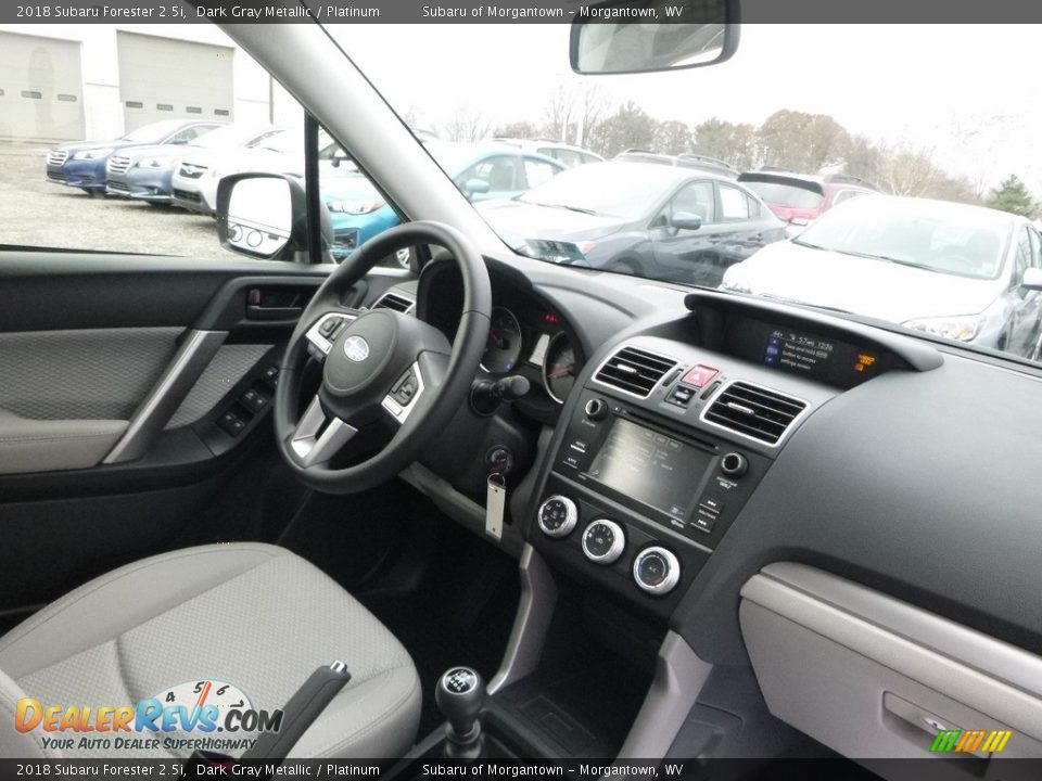 2018 Subaru Forester 2.5i Dark Gray Metallic / Platinum Photo #11