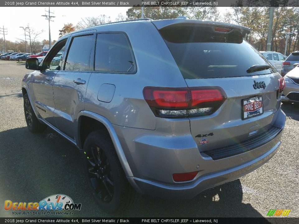 2018 Jeep Grand Cherokee Altitude 4x4 Billet Silver Metallic / Black Photo #4