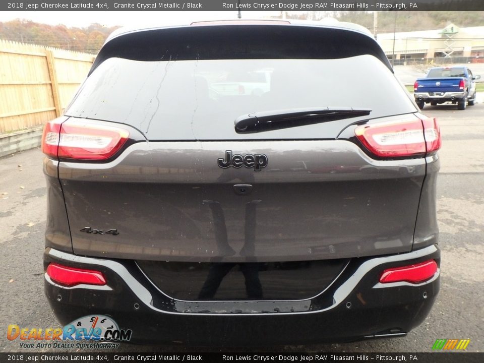 2018 Jeep Cherokee Latitude 4x4 Granite Crystal Metallic / Black Photo #4