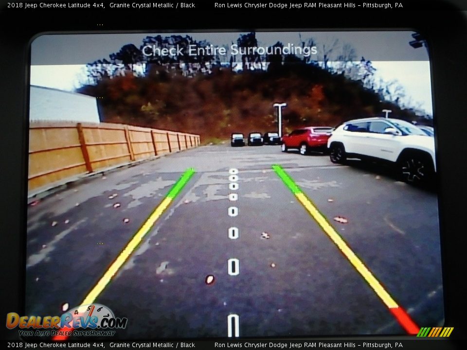 2018 Jeep Cherokee Latitude 4x4 Granite Crystal Metallic / Black Photo #16