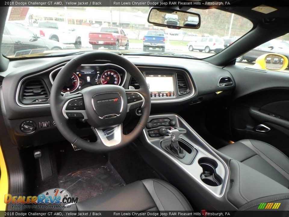 Black Interior - 2018 Dodge Challenger GT AWD Photo #12