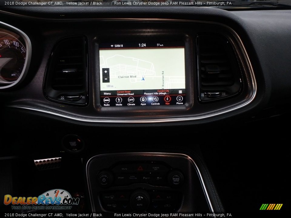 2018 Dodge Challenger GT AWD Yellow Jacket / Black Photo #16