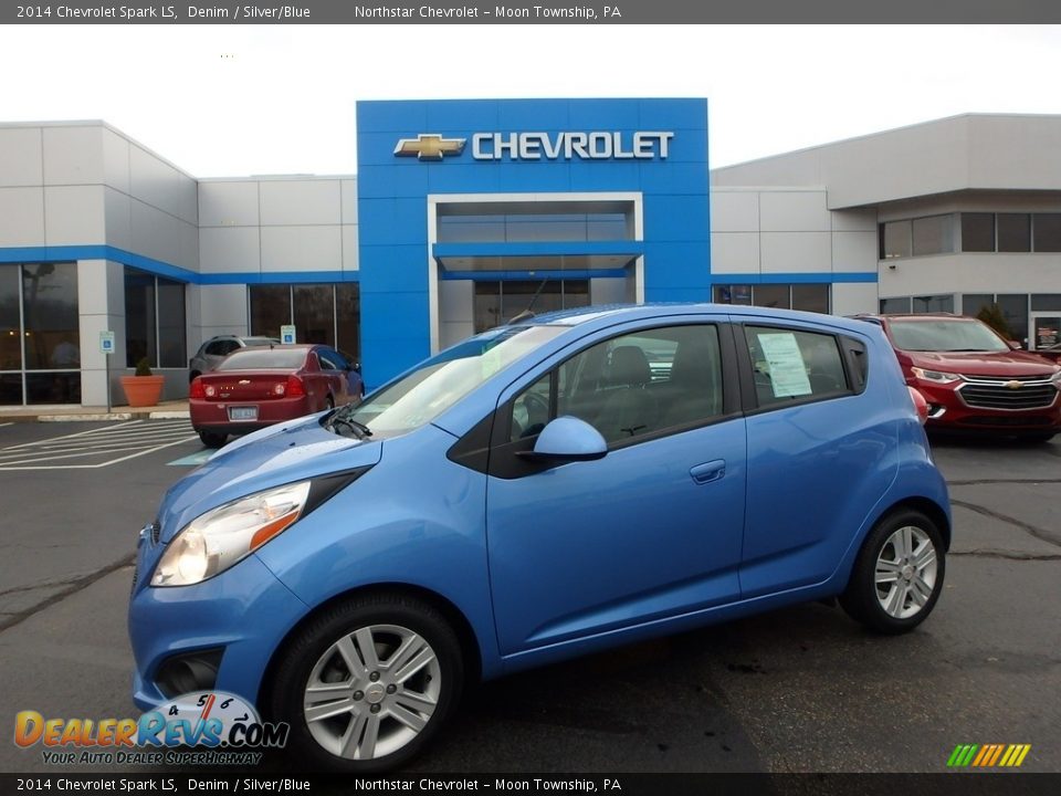 2014 Chevrolet Spark LS Denim / Silver/Blue Photo #1