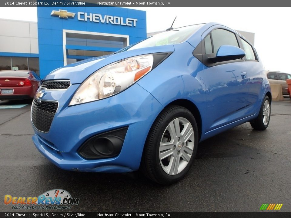 2014 Chevrolet Spark LS Denim / Silver/Blue Photo #2