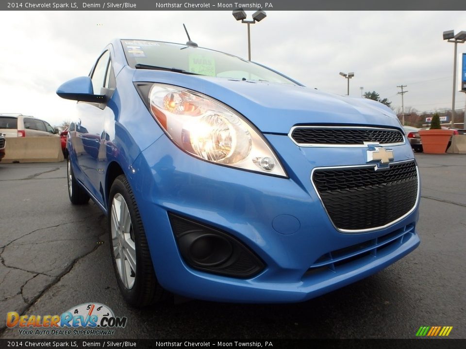 2014 Chevrolet Spark LS Denim / Silver/Blue Photo #12