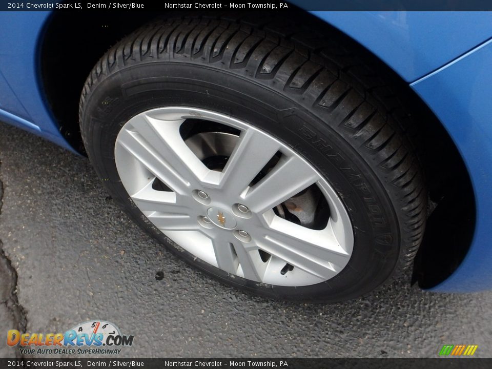 2014 Chevrolet Spark LS Denim / Silver/Blue Photo #14