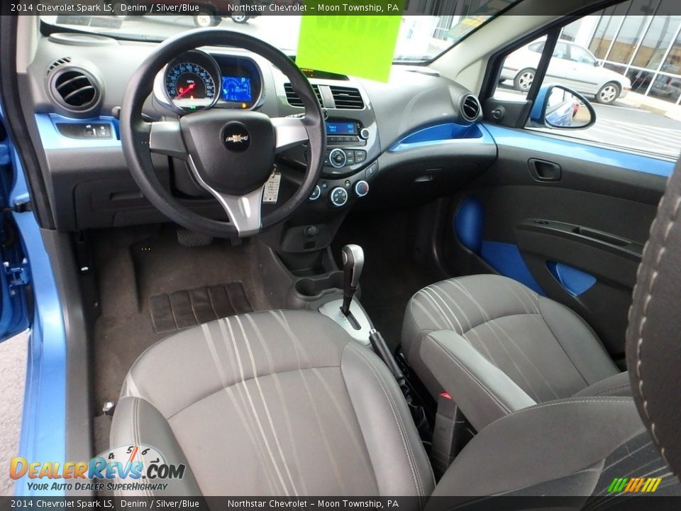 2014 Chevrolet Spark LS Denim / Silver/Blue Photo #22