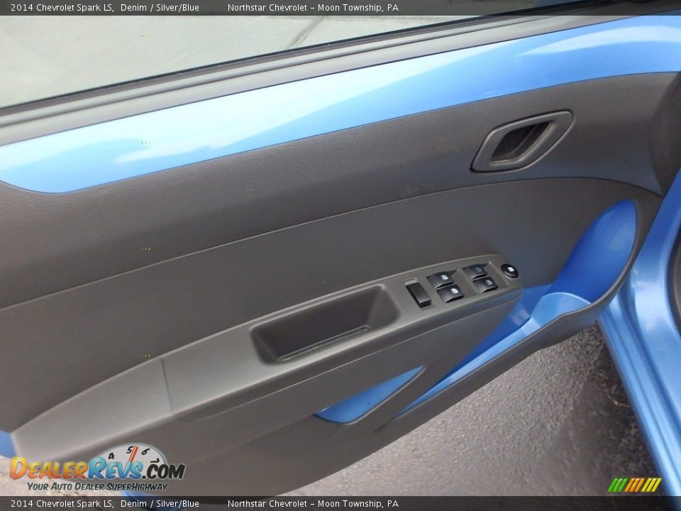 2014 Chevrolet Spark LS Denim / Silver/Blue Photo #24