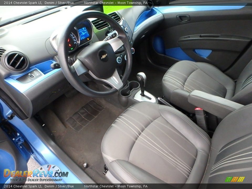2014 Chevrolet Spark LS Denim / Silver/Blue Photo #25
