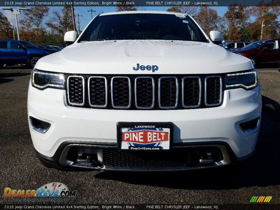 2018 Jeep Grand Cherokee Limited 4x4 Sterling Edition Bright White / Black Photo #2