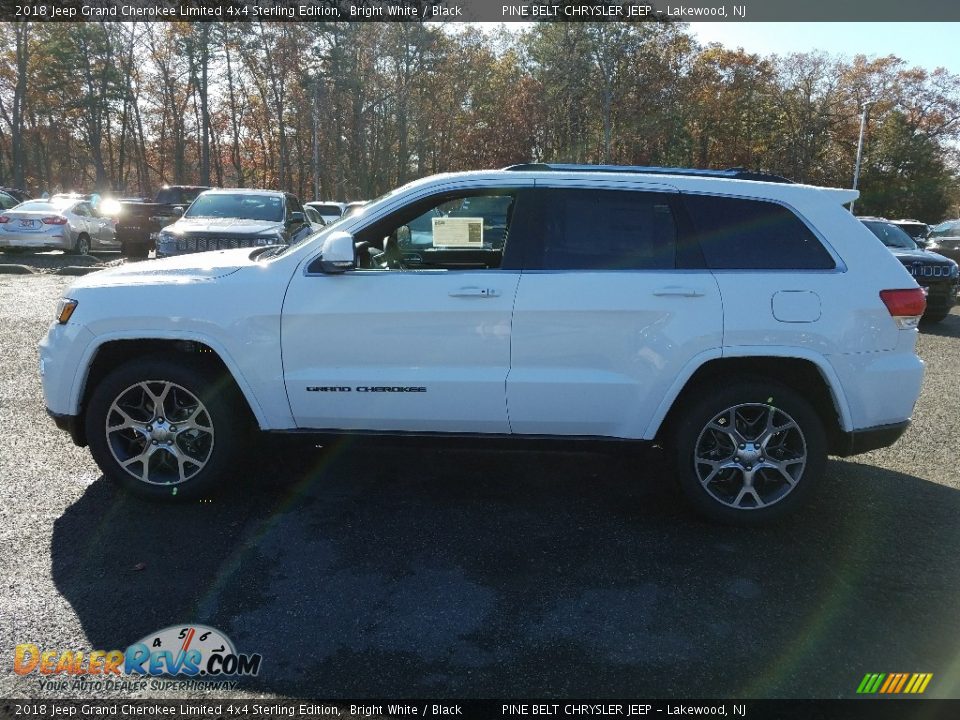 2018 Jeep Grand Cherokee Limited 4x4 Sterling Edition Bright White / Black Photo #3