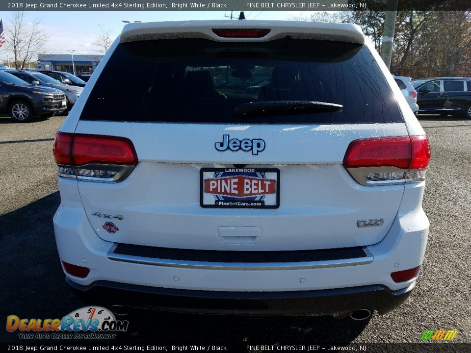 2018 Jeep Grand Cherokee Limited 4x4 Sterling Edition Bright White / Black Photo #5