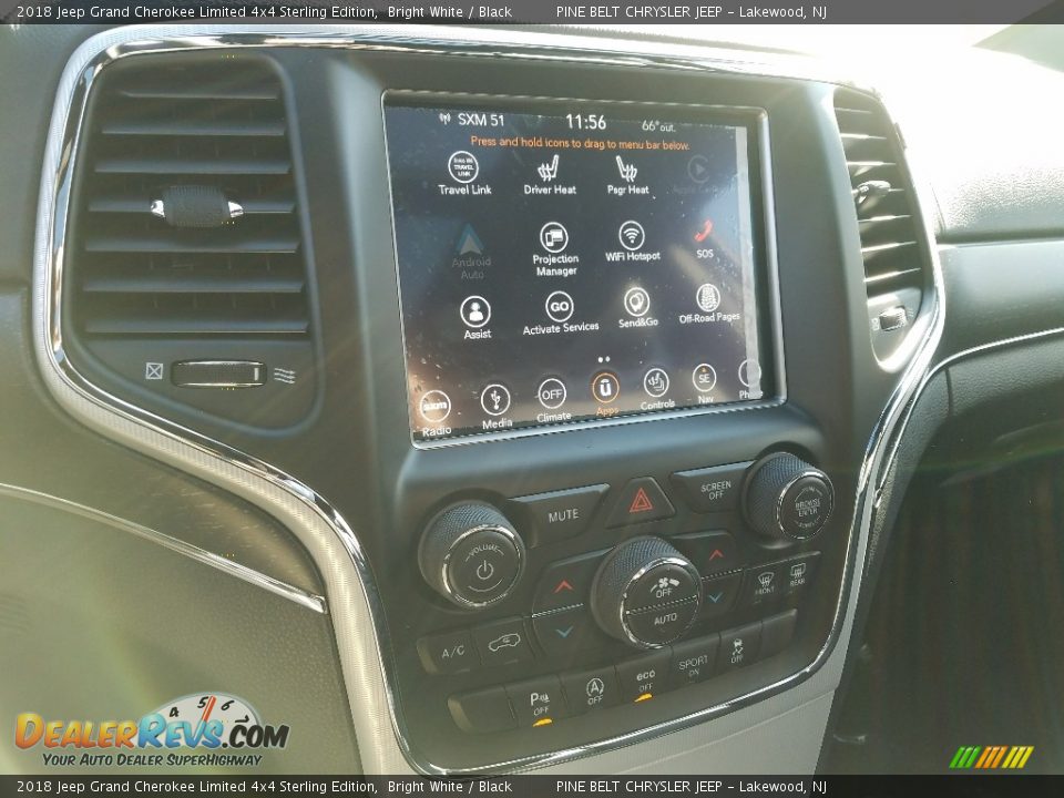 2018 Jeep Grand Cherokee Limited 4x4 Sterling Edition Bright White / Black Photo #10