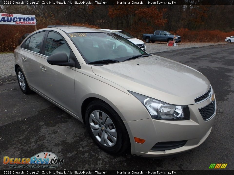 2012 Chevrolet Cruze LS Gold Mist Metallic / Jet Black/Medium Titanium Photo #5