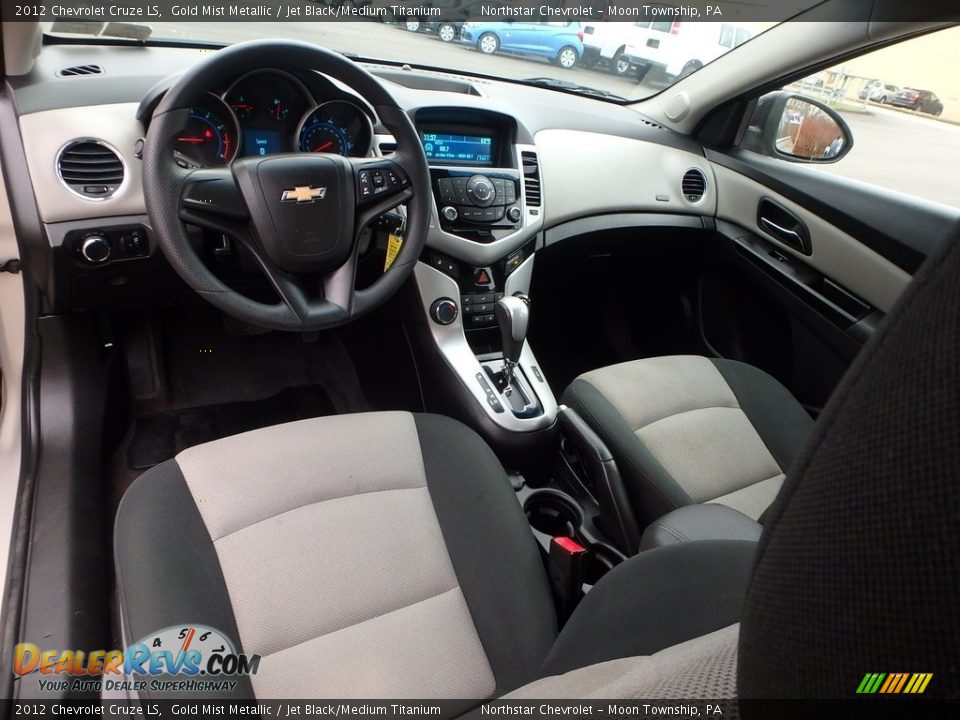 2012 Chevrolet Cruze LS Gold Mist Metallic / Jet Black/Medium Titanium Photo #10
