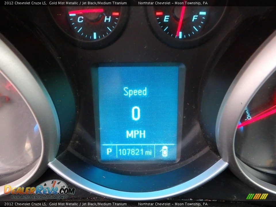 2012 Chevrolet Cruze LS Gold Mist Metallic / Jet Black/Medium Titanium Photo #15