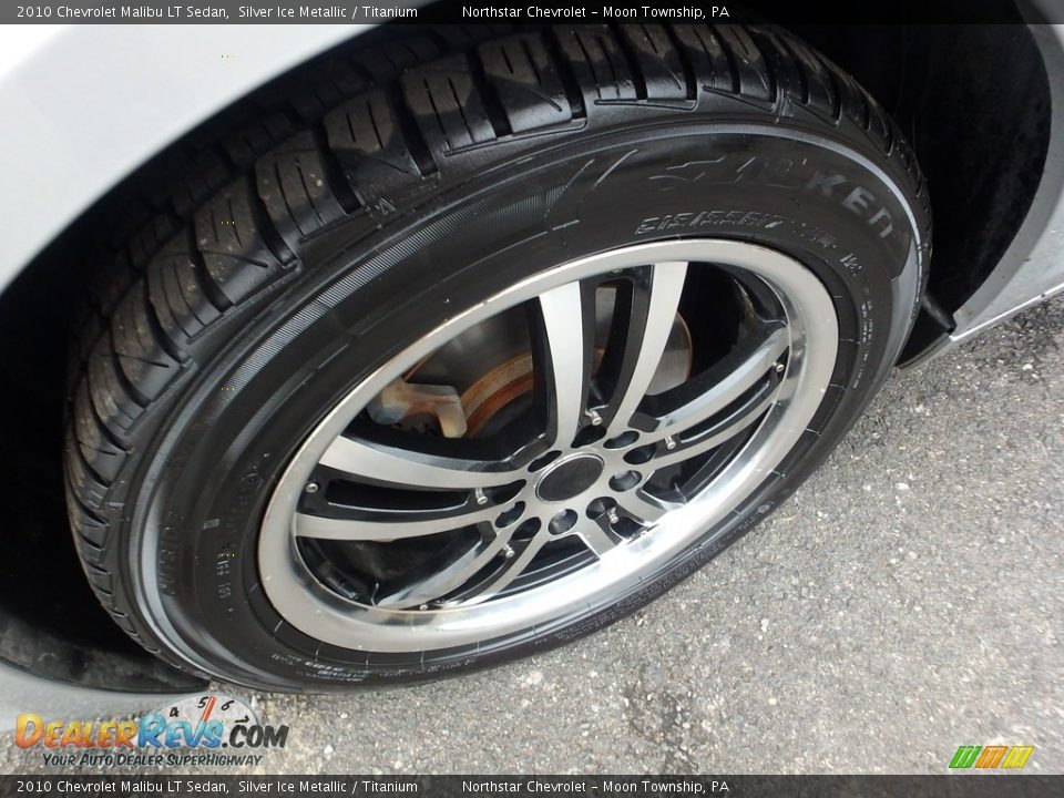 2010 Chevrolet Malibu LT Sedan Silver Ice Metallic / Titanium Photo #7