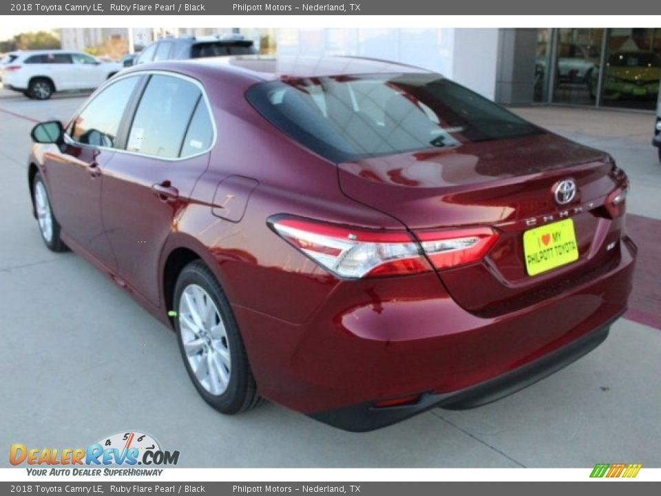 2018 Toyota Camry LE Ruby Flare Pearl / Black Photo #5
