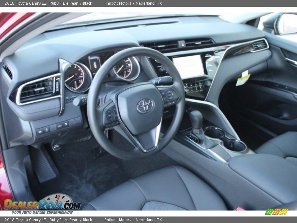 2018 Toyota Camry LE Ruby Flare Pearl / Black Photo #9