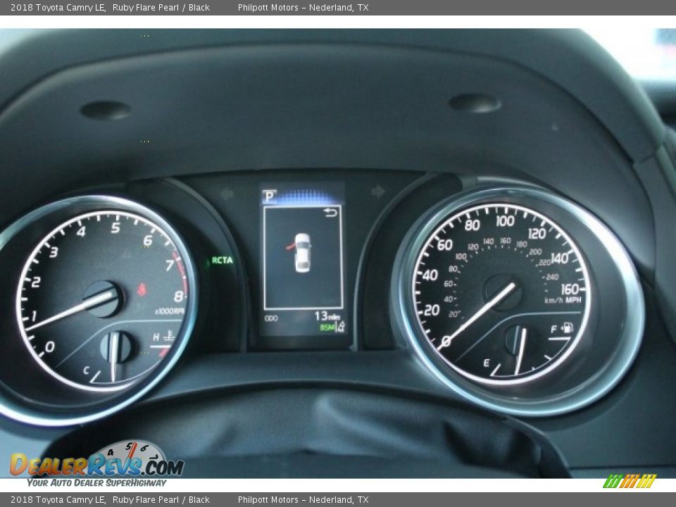 2018 Toyota Camry LE Ruby Flare Pearl / Black Photo #18