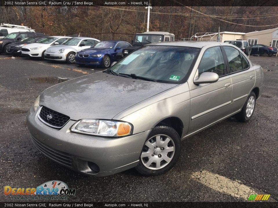 2002 Nissan Sentra GXE Radium Gray / Sand Beige Photo #1