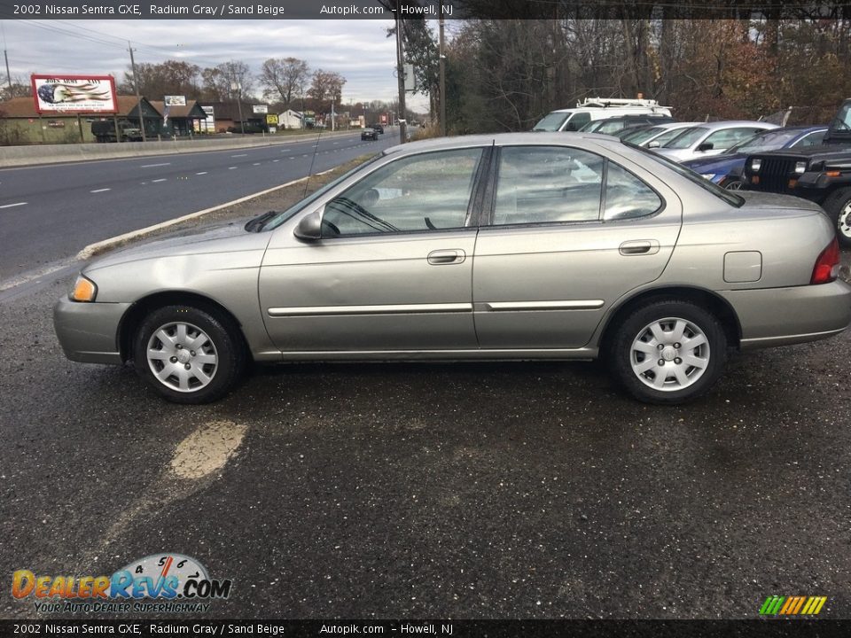 2002 Nissan Sentra GXE Radium Gray / Sand Beige Photo #2