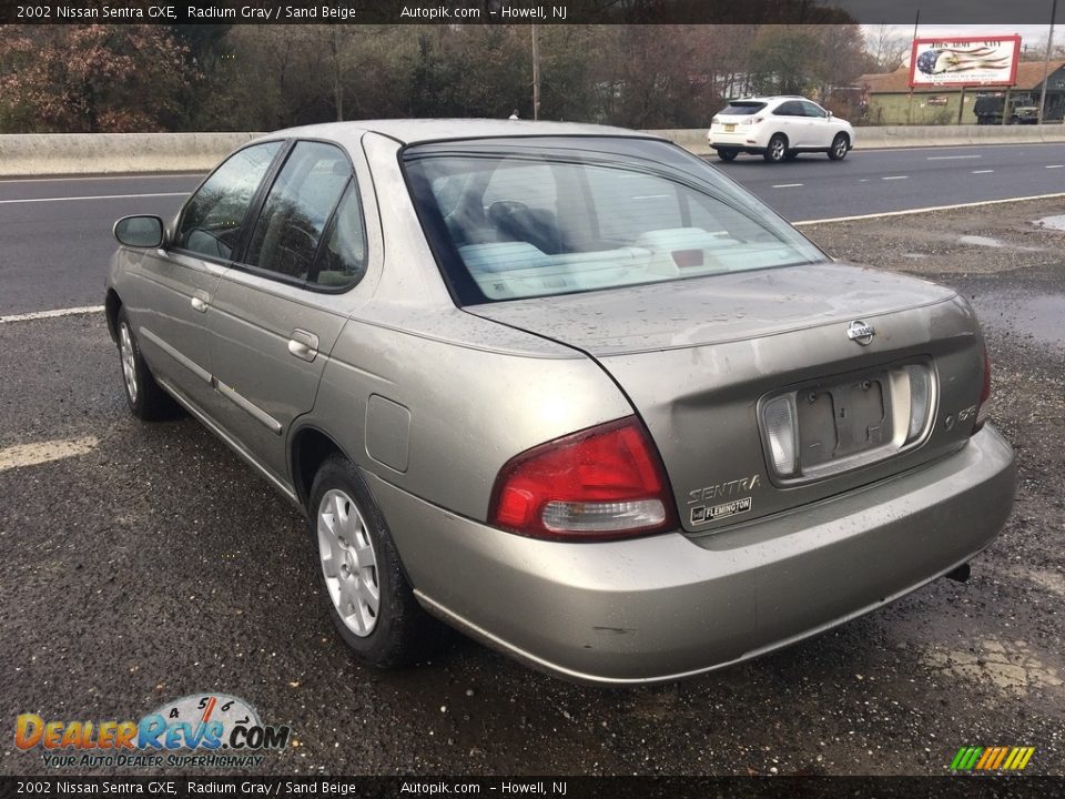 2002 Nissan Sentra GXE Radium Gray / Sand Beige Photo #3