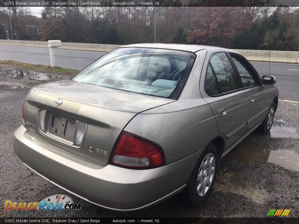 2002 Nissan Sentra GXE Radium Gray / Sand Beige Photo #5
