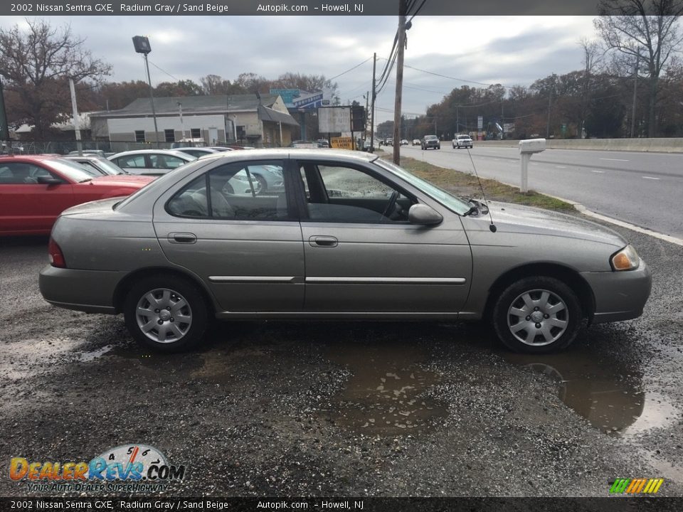 2002 Nissan Sentra GXE Radium Gray / Sand Beige Photo #6