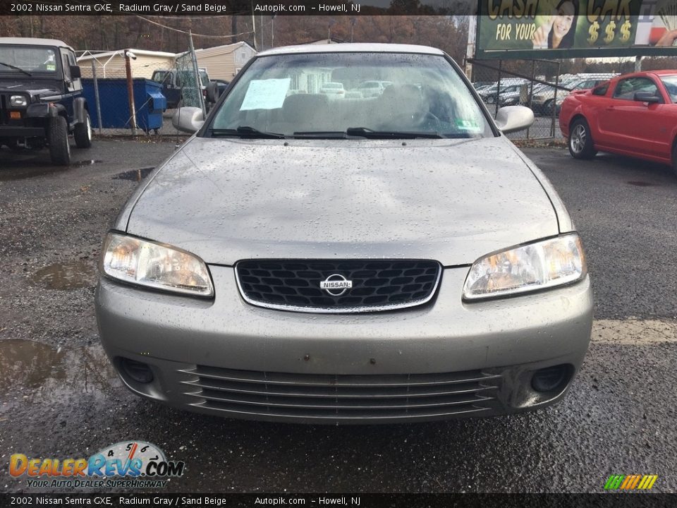 2002 Nissan Sentra GXE Radium Gray / Sand Beige Photo #8