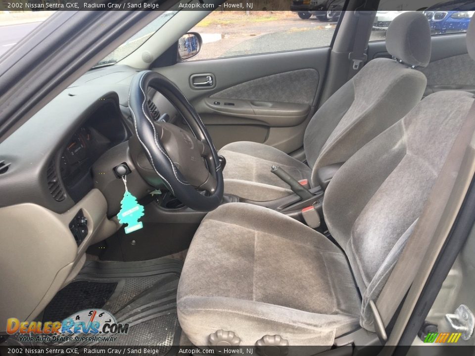 2002 Nissan Sentra GXE Radium Gray / Sand Beige Photo #9