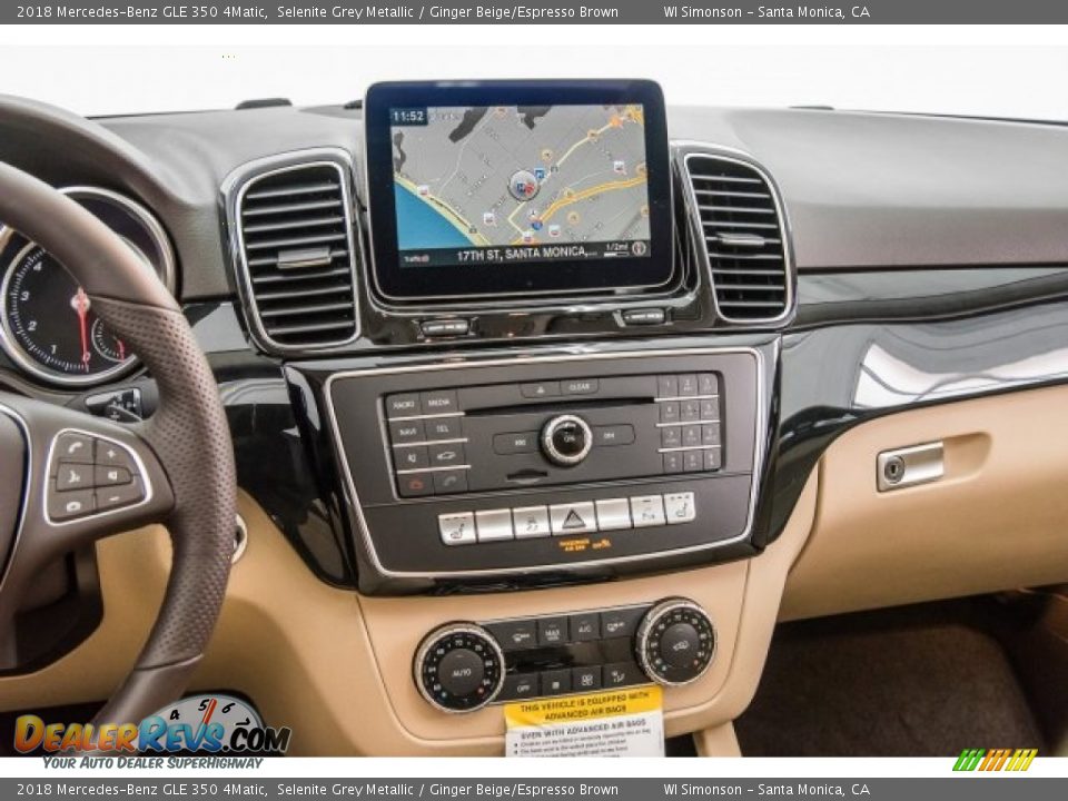 Controls of 2018 Mercedes-Benz GLE 350 4Matic Photo #7