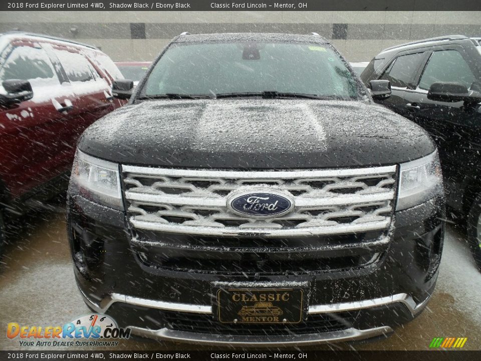 2018 Ford Explorer Limited 4WD Shadow Black / Ebony Black Photo #2