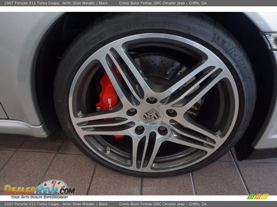 2007 Porsche 911 Turbo Coupe Arctic Silver Metallic / Black Photo #7