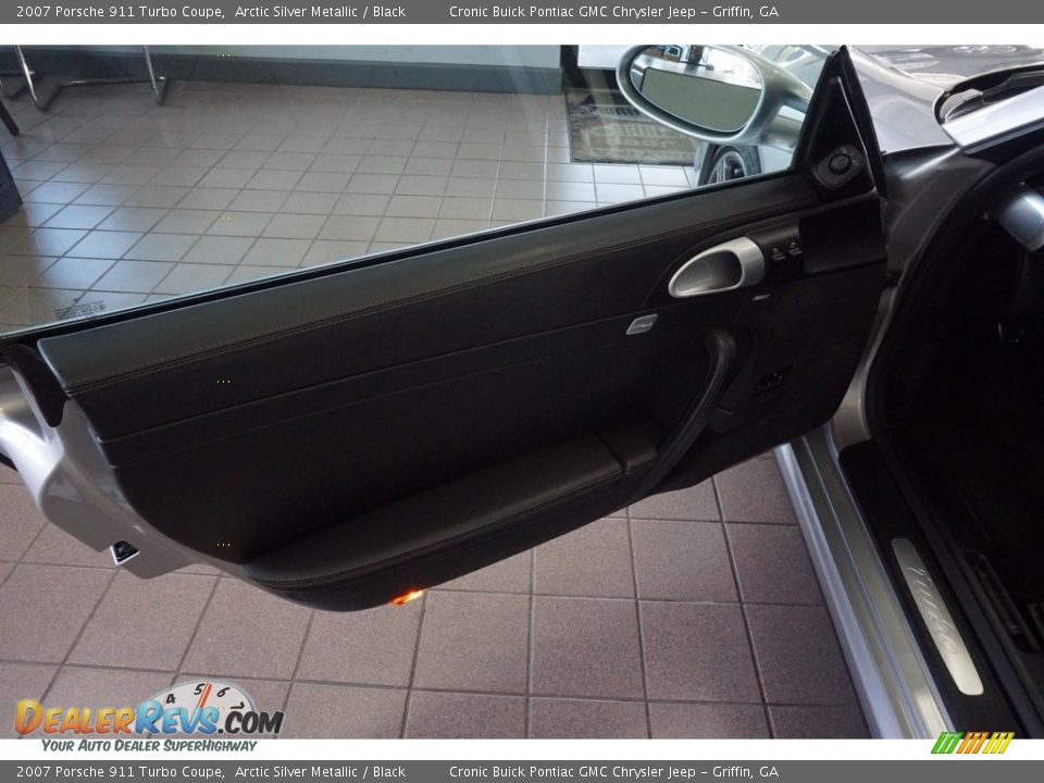 2007 Porsche 911 Turbo Coupe Arctic Silver Metallic / Black Photo #11
