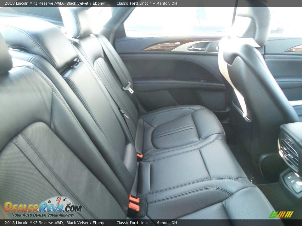 Rear Seat of 2018 Lincoln MKZ Reserve AWD Photo #5