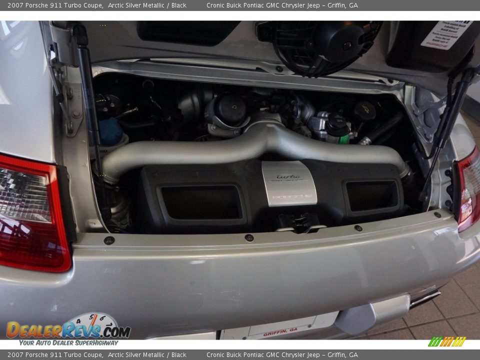 2007 Porsche 911 Turbo Coupe Arctic Silver Metallic / Black Photo #14