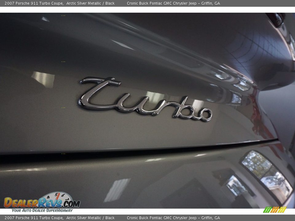 2007 Porsche 911 Turbo Coupe Arctic Silver Metallic / Black Photo #15