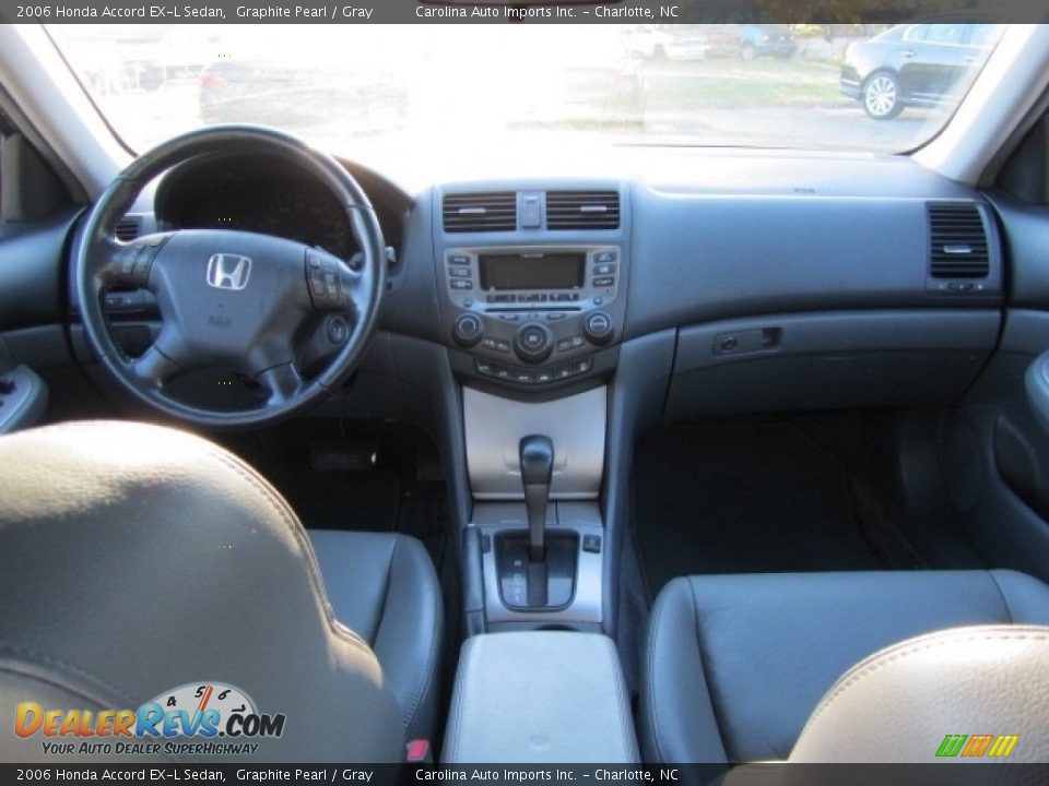 2006 Honda Accord EX-L Sedan Graphite Pearl / Gray Photo #13