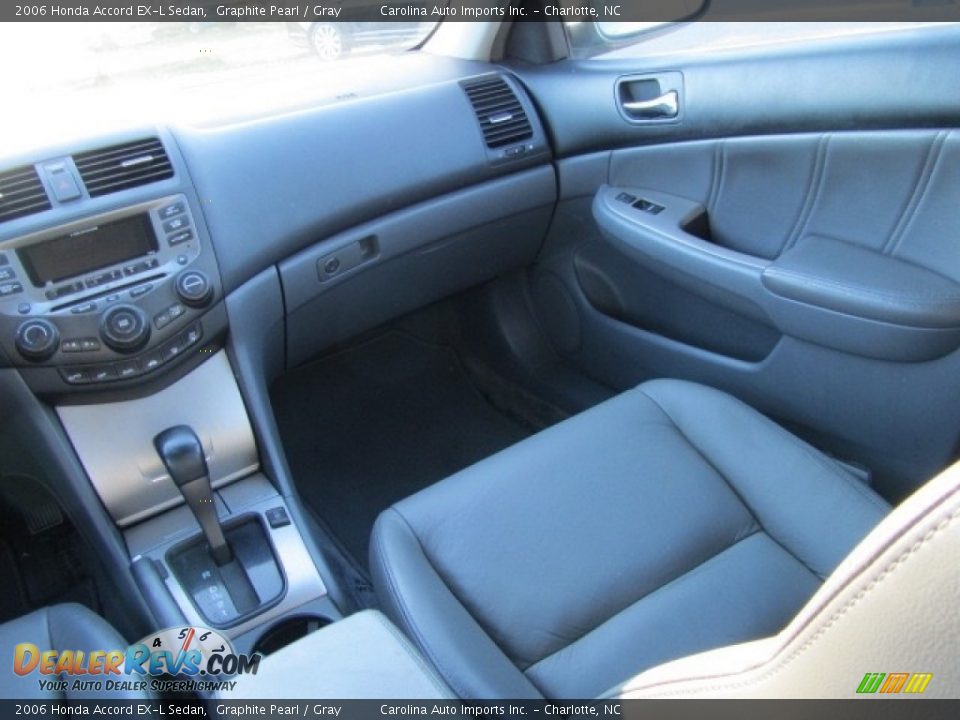 2006 Honda Accord EX-L Sedan Graphite Pearl / Gray Photo #14