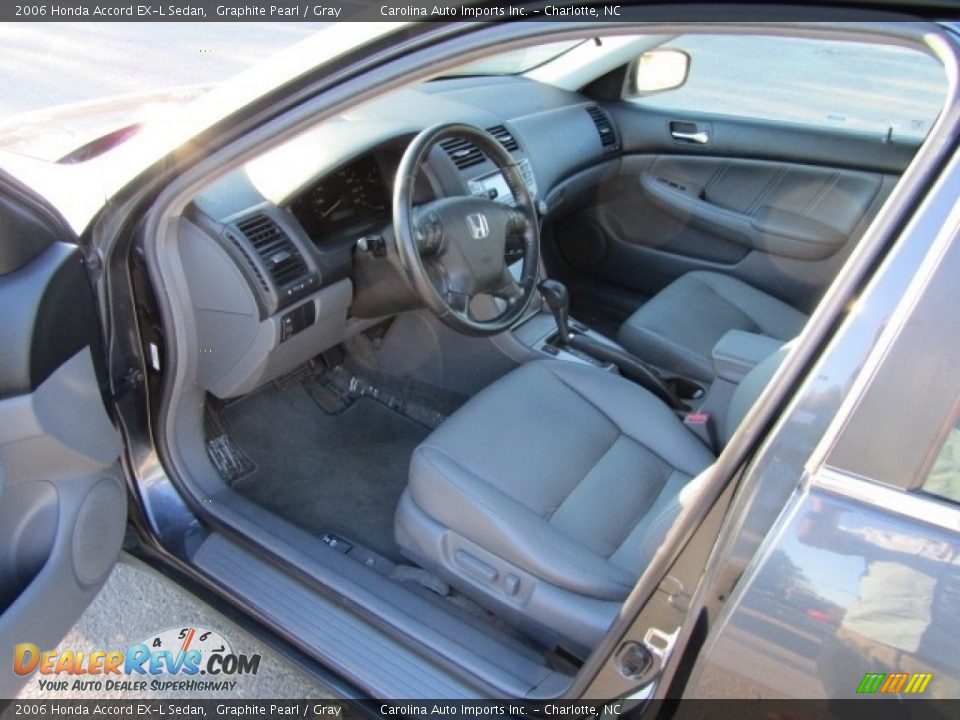 2006 Honda Accord EX-L Sedan Graphite Pearl / Gray Photo #16