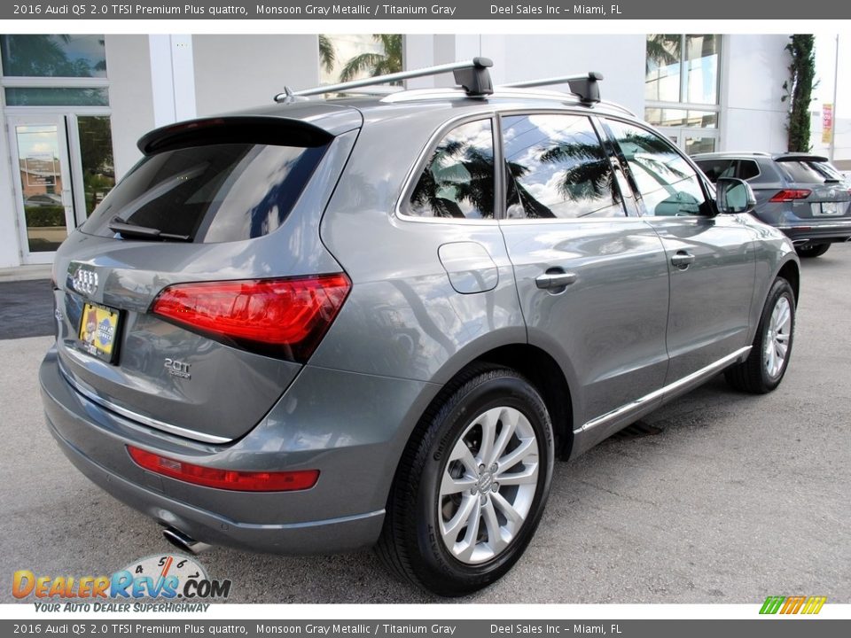 2016 Audi Q5 2.0 TFSI Premium Plus quattro Monsoon Gray Metallic / Titanium Gray Photo #10