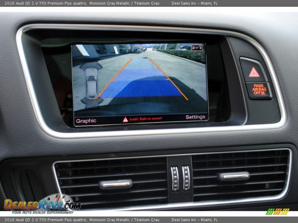 2016 Audi Q5 2.0 TFSI Premium Plus quattro Monsoon Gray Metallic / Titanium Gray Photo #18