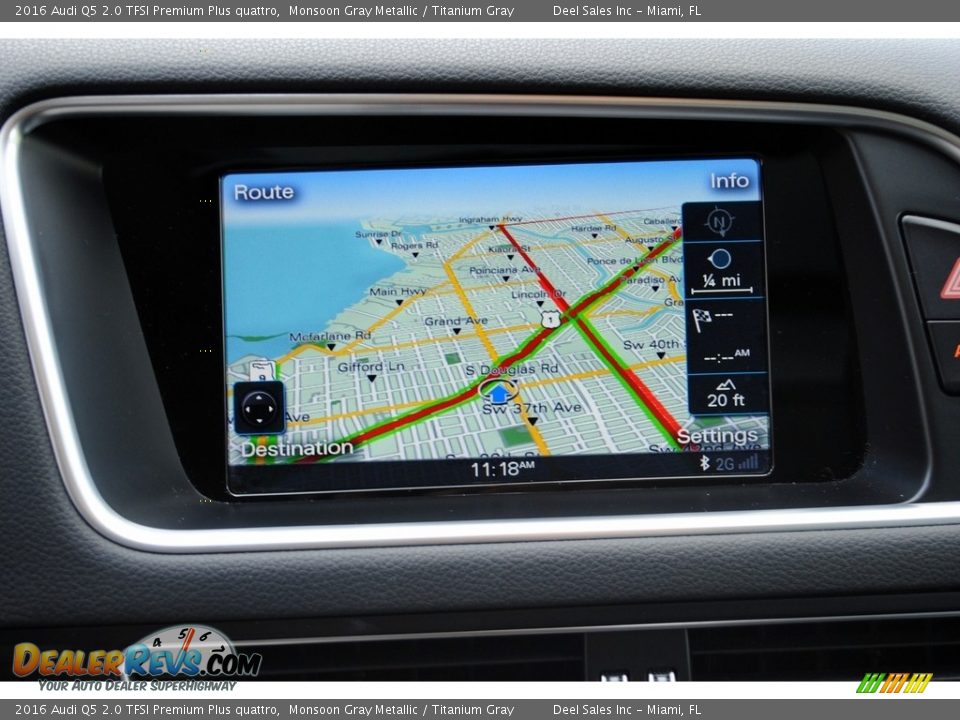 2016 Audi Q5 2.0 TFSI Premium Plus quattro Monsoon Gray Metallic / Titanium Gray Photo #19