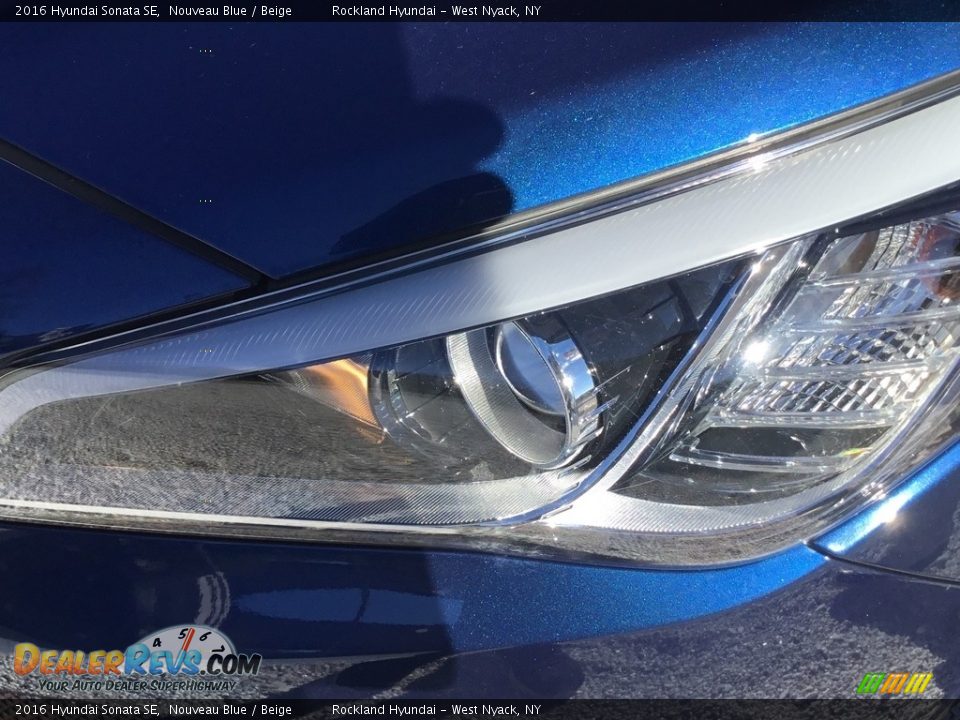 2016 Hyundai Sonata SE Nouveau Blue / Beige Photo #30